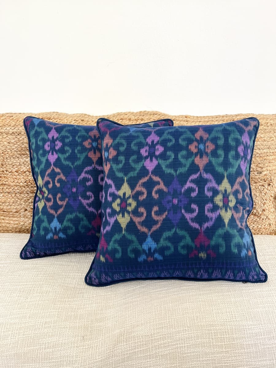 Set di 4 federe per cuscini, bohémien astratto, decorazione Set di 4 federe per cuscini, bohémien astratto, decorazione