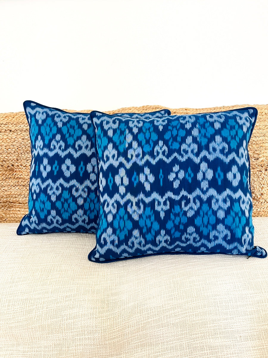 ArtSocket Set di 4 federe Ikat Tribal e Boho etnico a spina di pesce ArtSocket Set di 4 federe Ikat Tribal e Boho etnico a spina di pesce