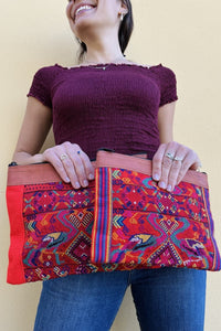 POCHETTE - HUIPIL - RED