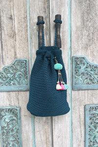 Zainetto Crochet - Petrolio