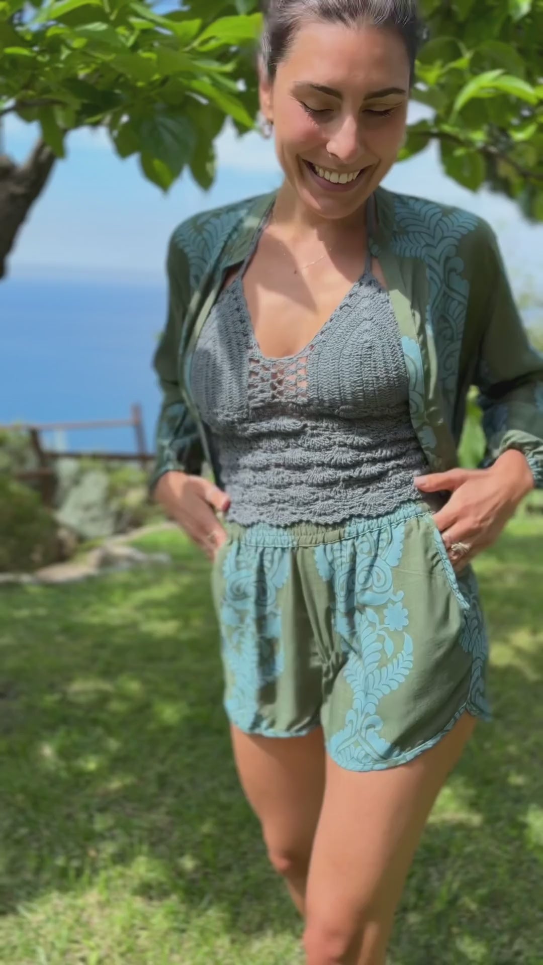 Pantaloncini - BAROCCO - ARMY e REEF WATERS